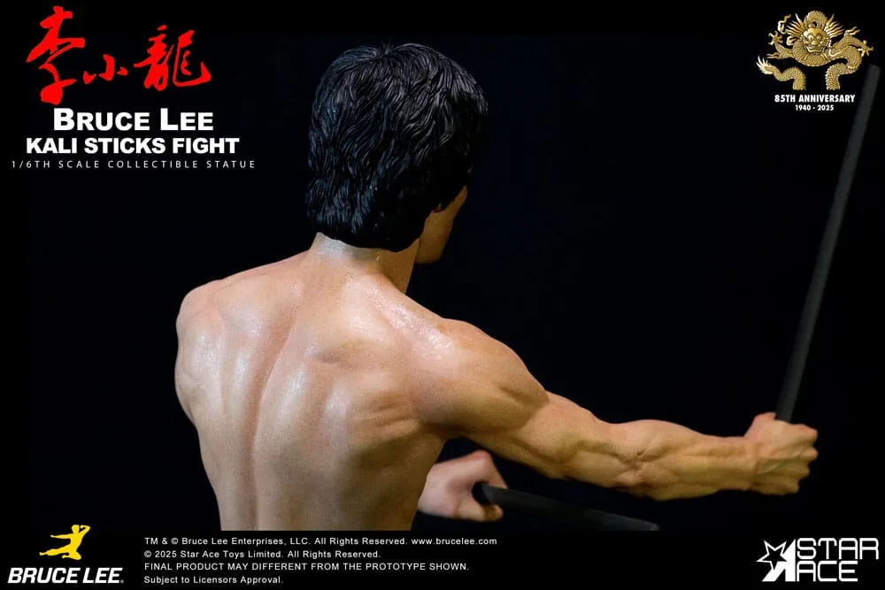 Enter the Dragon Statue – Bruce Lee Kali Sticks Normal Basement 30 cm 6