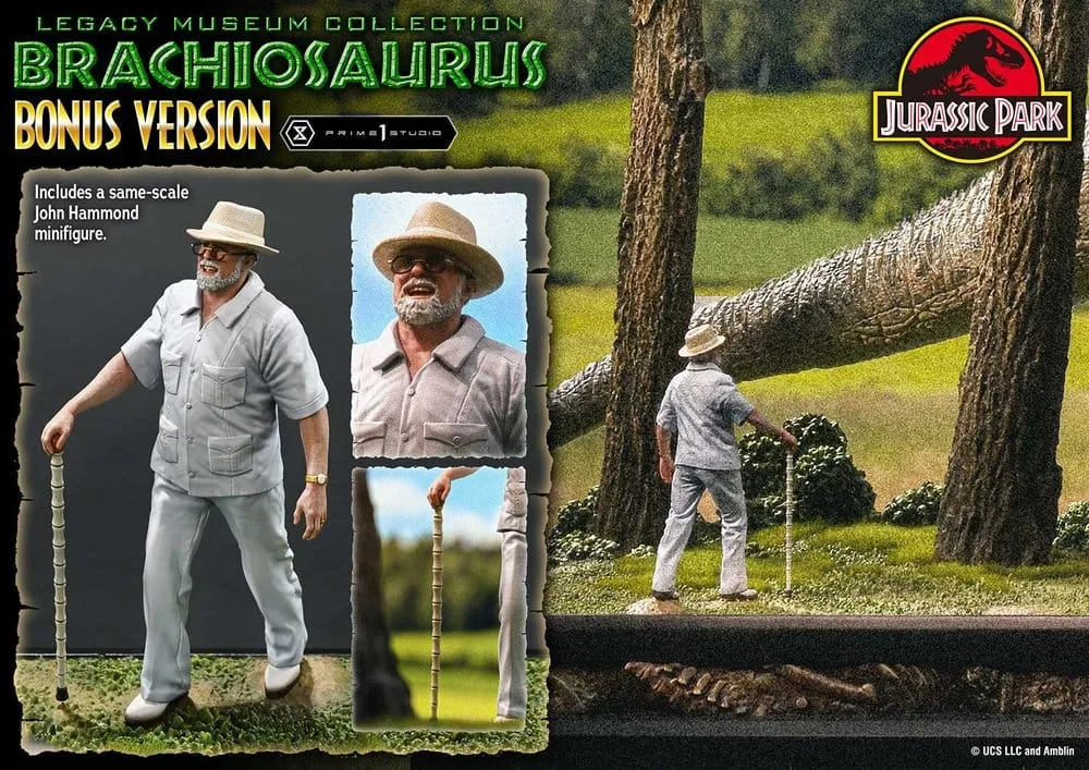 Jurassic Park Statue – Brachiosaurus Bonus Version 128 cm 3