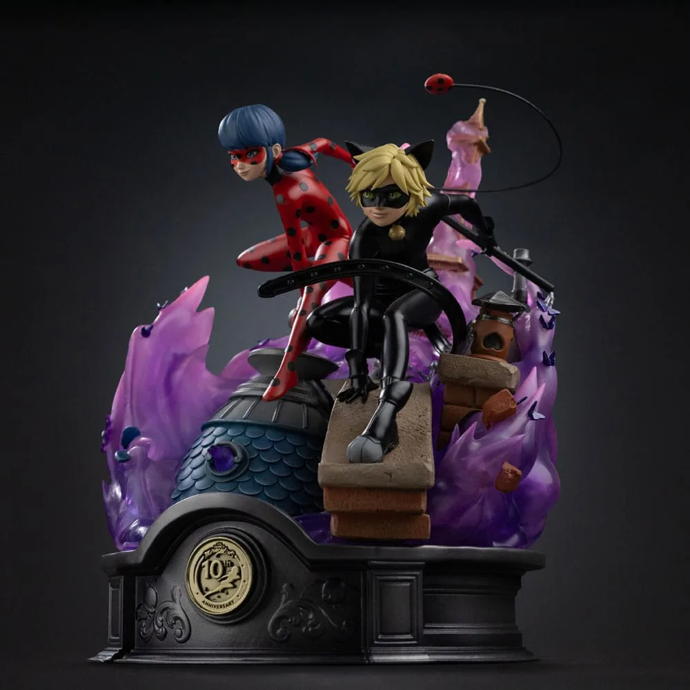 Miraculous Statue – Ladybug and Cat Noir Signed Edition 23 cm 3