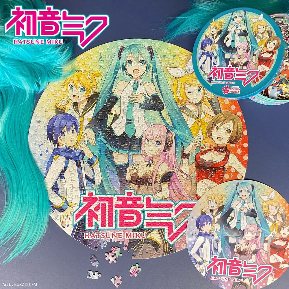 Hatsune Miku Jigsaw Puzzle – Round 500 Pieces 50 cm 8