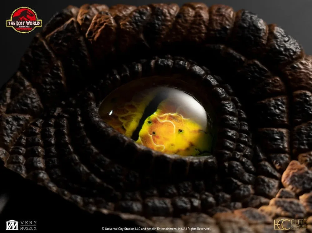 The Lost World Jurassic Park Bust – Male Velociraptor Eye Prop 23 cm 2