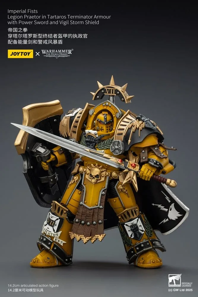 Warhammer Action Figure – Imperial Fists Legion Praetor 14 cm 5