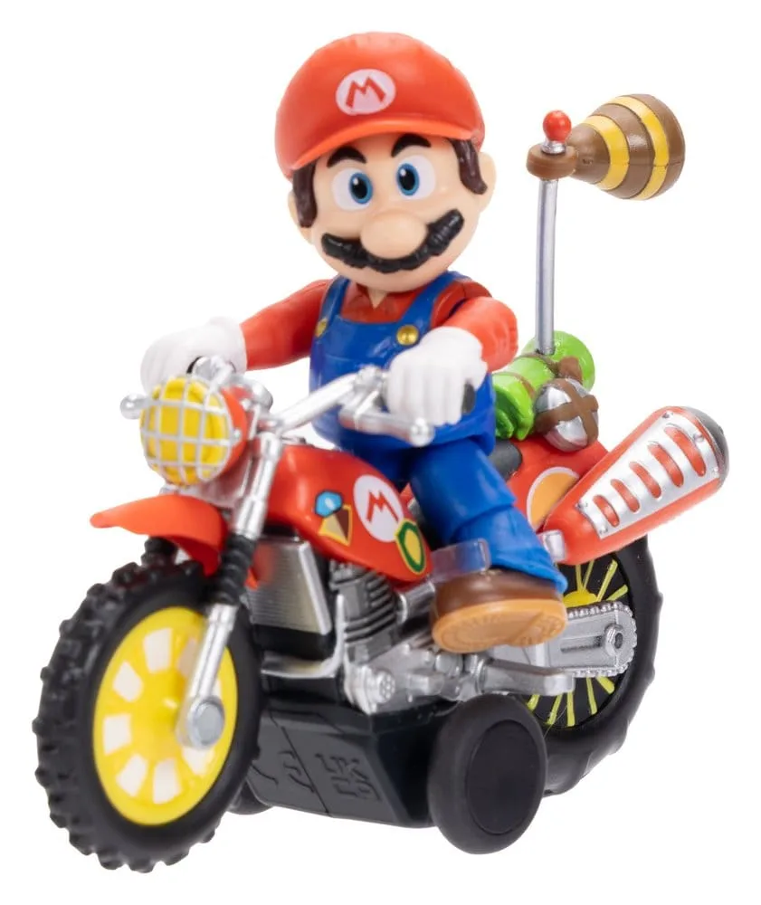 Super Mario Galaxy Movie Action Figure – Pull Back Motorcycle 6 cm 2