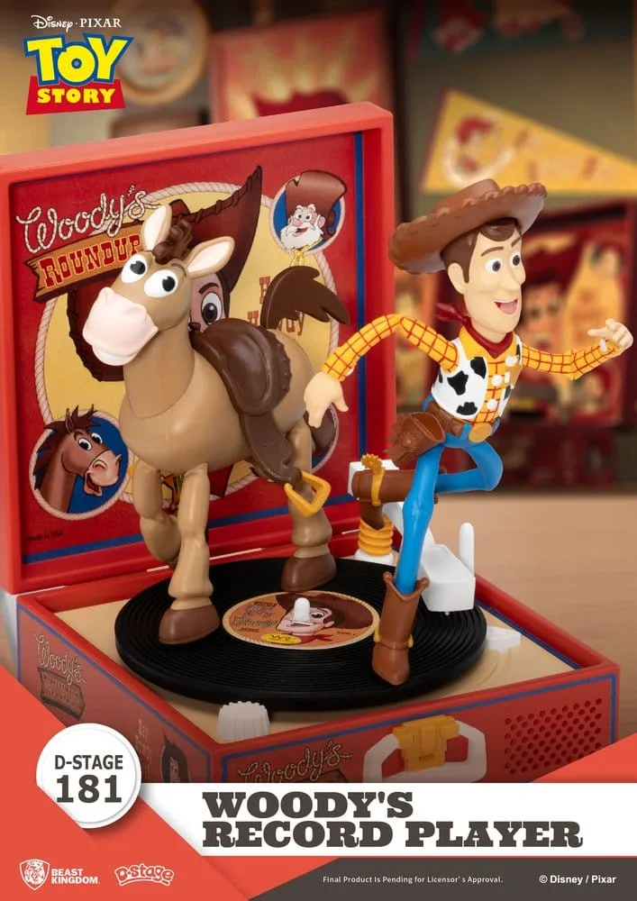 Toy Story PVC Diorama – Woody’s Record Player 13 cm 6