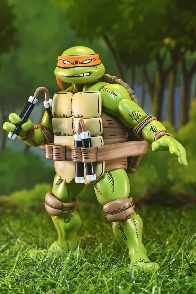 TMNT x Usagi Yojimbo Action Figure – Ultimate Michelangelo 17.8 cm 11