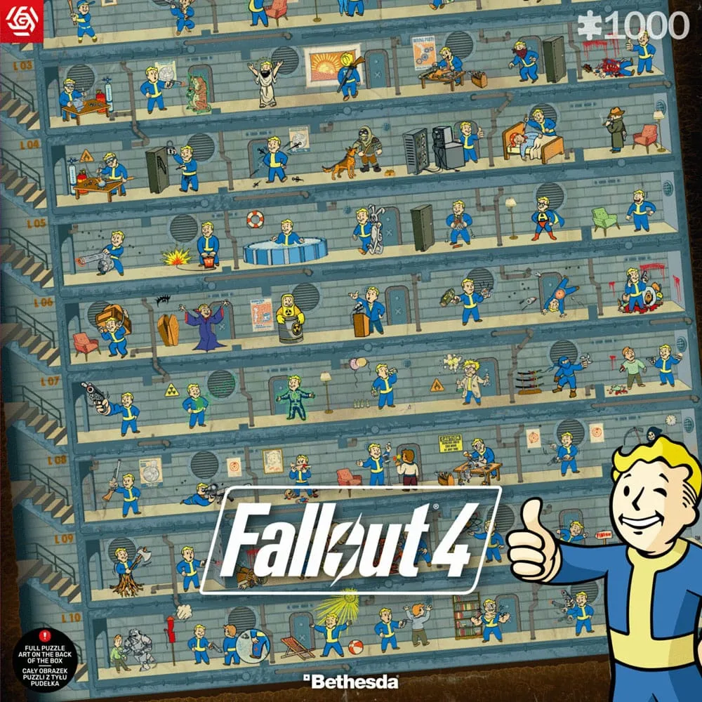Fallout 4 Puzzle – Perk Poster 1000 Pieces 48 x 68 cm 2