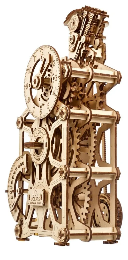 Ugears Wooden Model Kit – Engine Clock 5