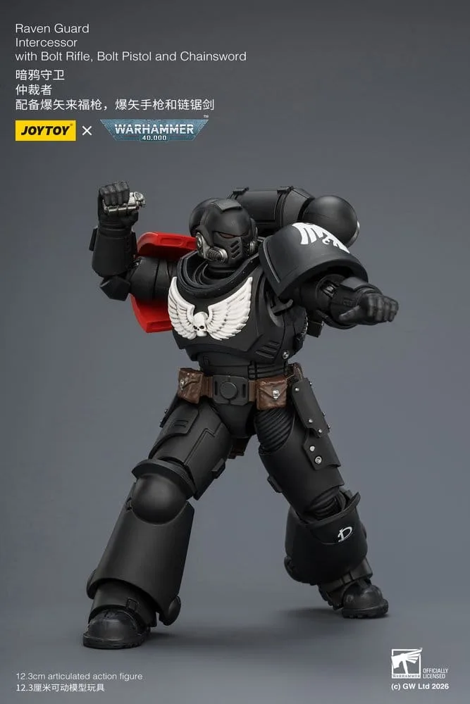 Warhammer 40,000 Action Figure – Raven Guard Intercessor 12.3 cm 18