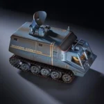 UFO Die-Cast Model – S.H.A.D.O. Mobile with Radar 17 cm 4