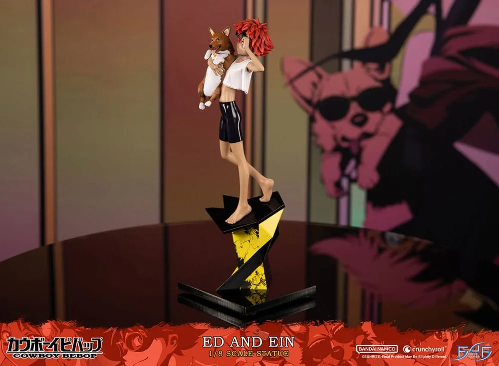 Cowboy Bebop Statue – Ed and Ein 1:8 28 cm 12