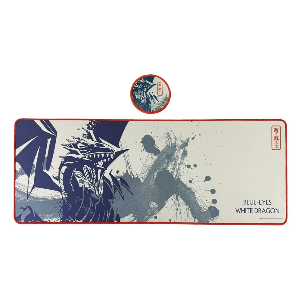 Yu-Gi-Oh Desk Pad and Coaster Set – Blue-Eyes White Dragon
