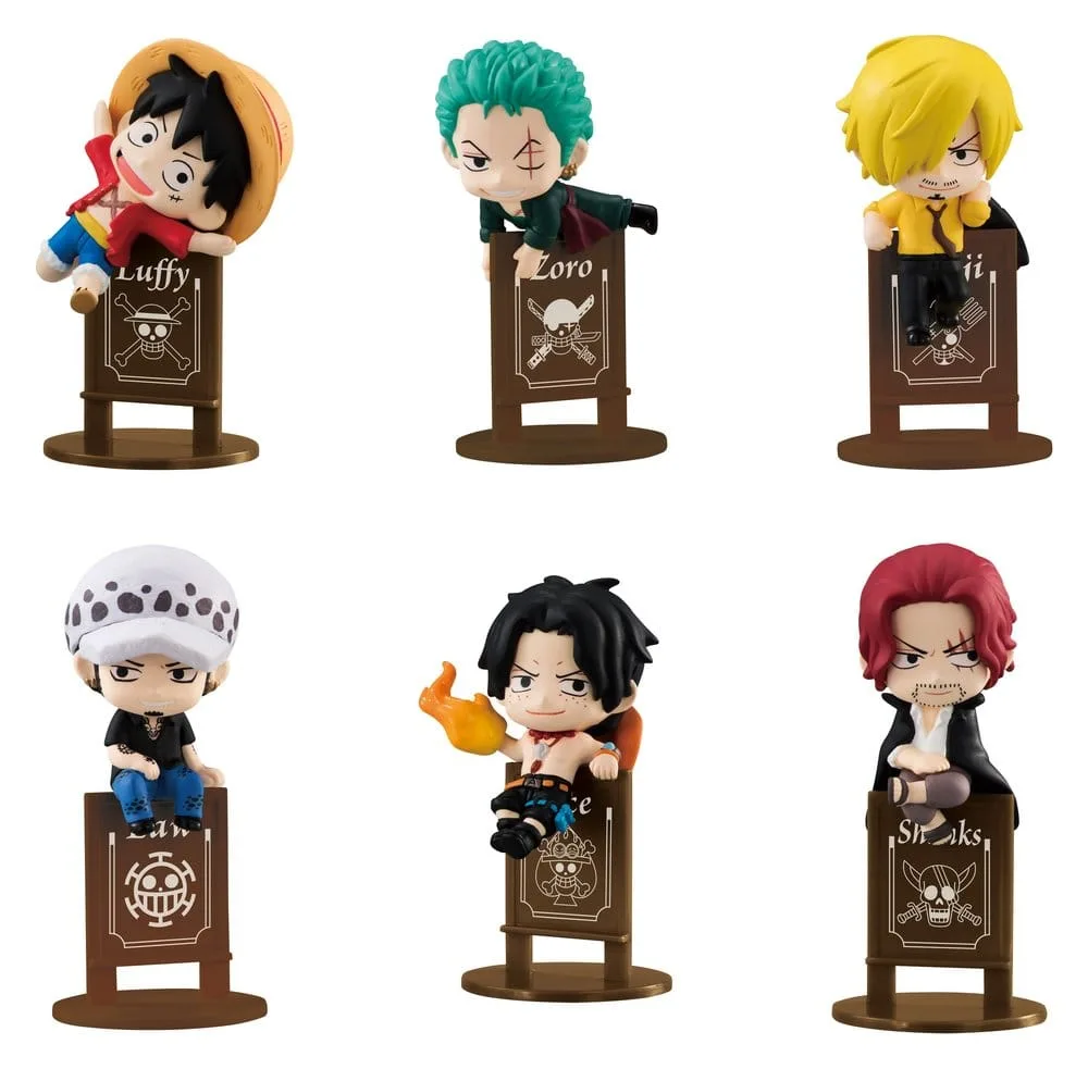 One Piece Mini Figures – Ochatomo Pirates Party Display of 8 4 cm