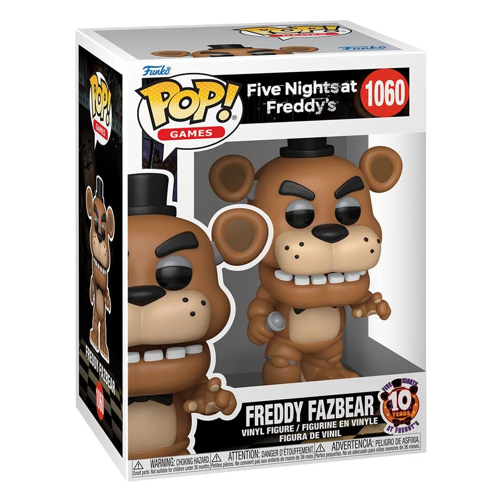 Five Nights at Freddy’s Pop Figure – Freddy 10th Anniversary 9 cm 2