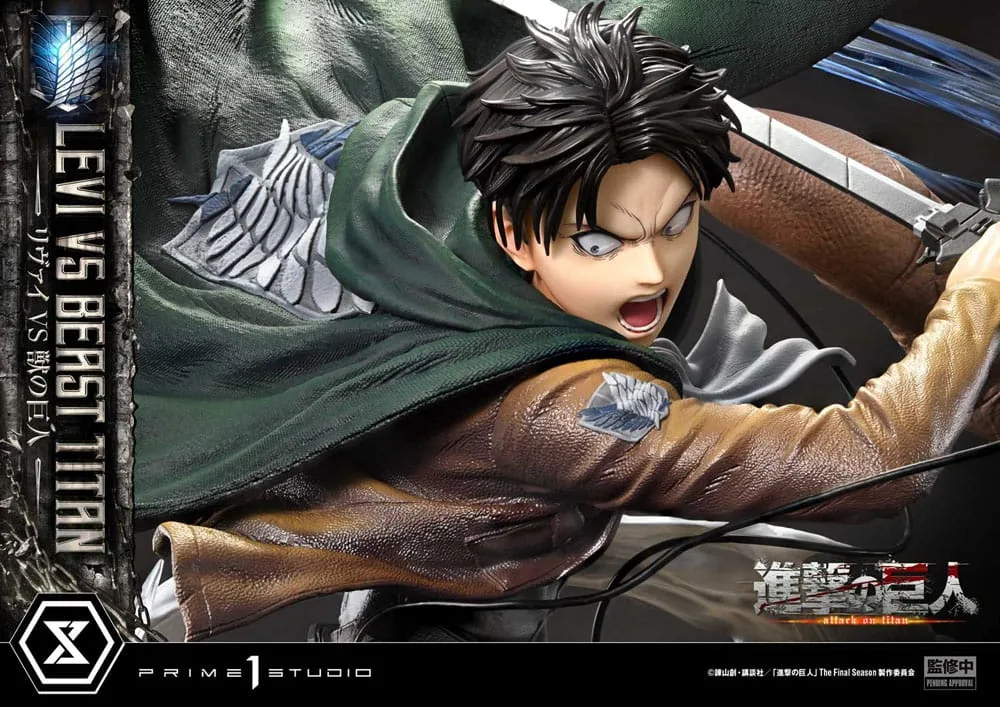 Attack on Titan Statue – Levi Versus Beast Titan 73 cm 11