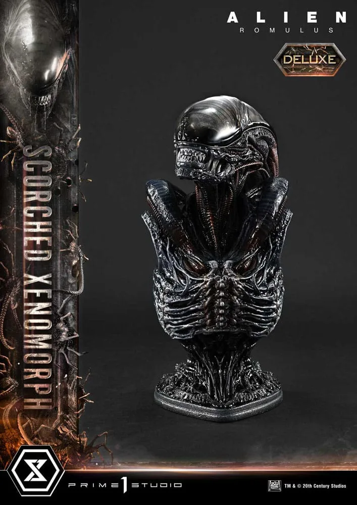 Alien Romulus Statue – Scorched Xenomorph Deluxe 98 cm 9