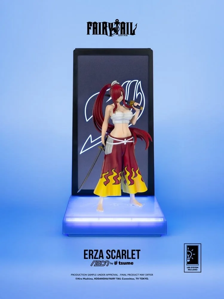 Fairy Tail Statue – Tsume NEON Erza Scarlet 25 cm
