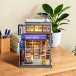 Miniature House Model Kit – Beika-cho Convenience Store 22 x 15 cm 21