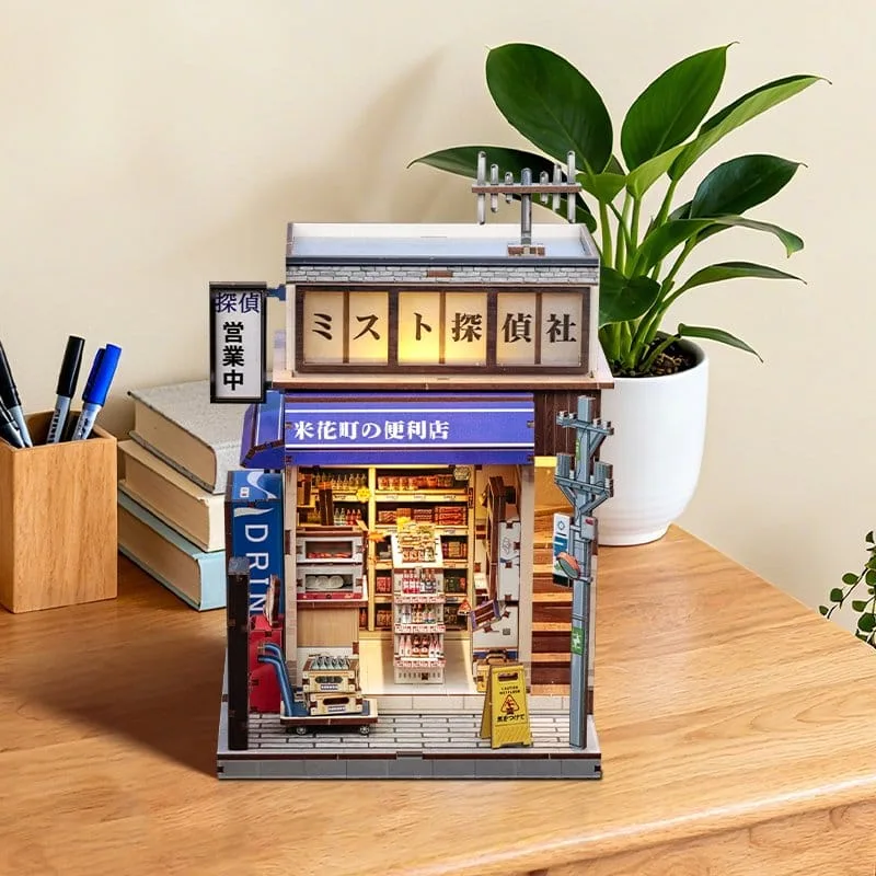 Miniature House Model Kit – Beika-cho Convenience Store 22 x 15 cm 21