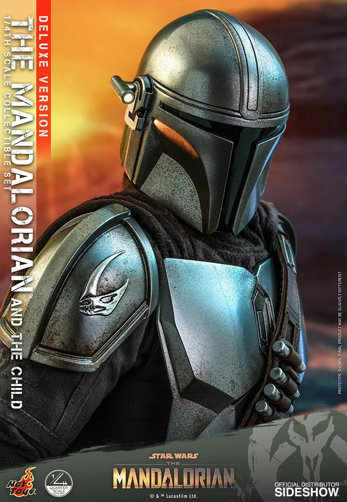 Star Wars Action Figures – Mandalorian and Child Deluxe 1/4 Scale 20