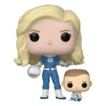Fantastic Four Pop Figure – Invisible Woman and Franklin 9 cm 1