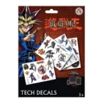 Yu-Gi-Oh Sticker-Set – 4 Bögen wiederverwendbare Vinylaufkleber 5