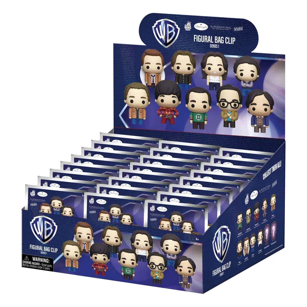 Warner Brothers TV Taschenanhänger – Series 1 Display mit 24 3