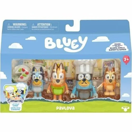 Bluey Figure Set – Let’s Play Chef Pavlova 4-Pack 2