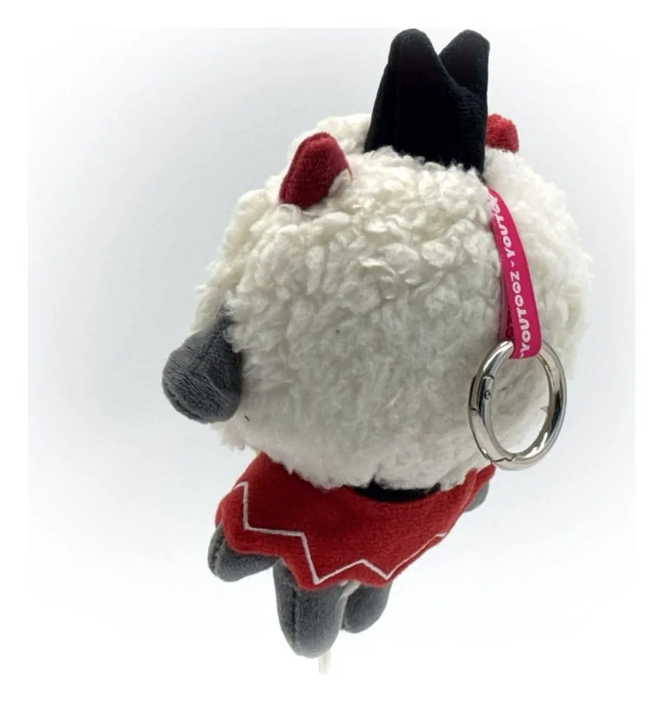 Cult of the Lamb Pluche sleutelhanger – The Lamb 13 cm 4