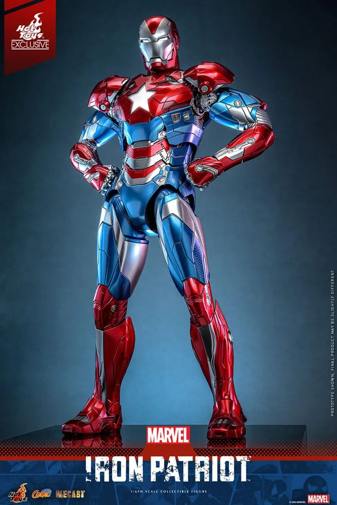 Marvel Action Figure – Iron Patriot Hot Toys Exclusive 1/6 32 cm 5