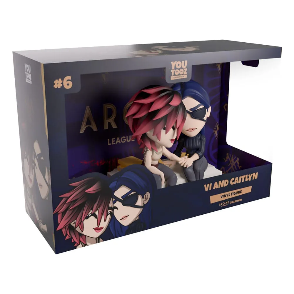 Arcane Figuren – Youtooz Vi en Caitlyn Set van 2 11 cm 5