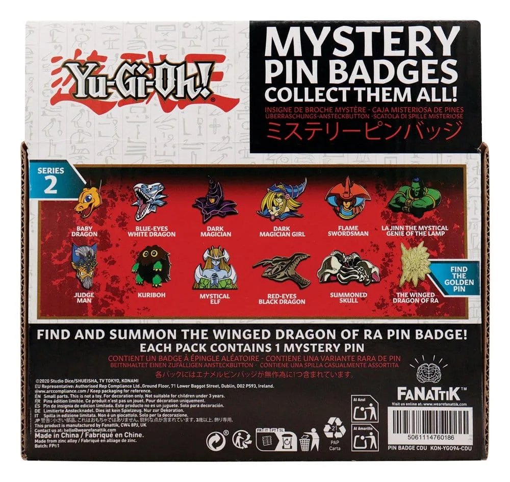 Yu-Gi-Oh Mystery Pin Display – Volume 2 12 Blind Boxes 5