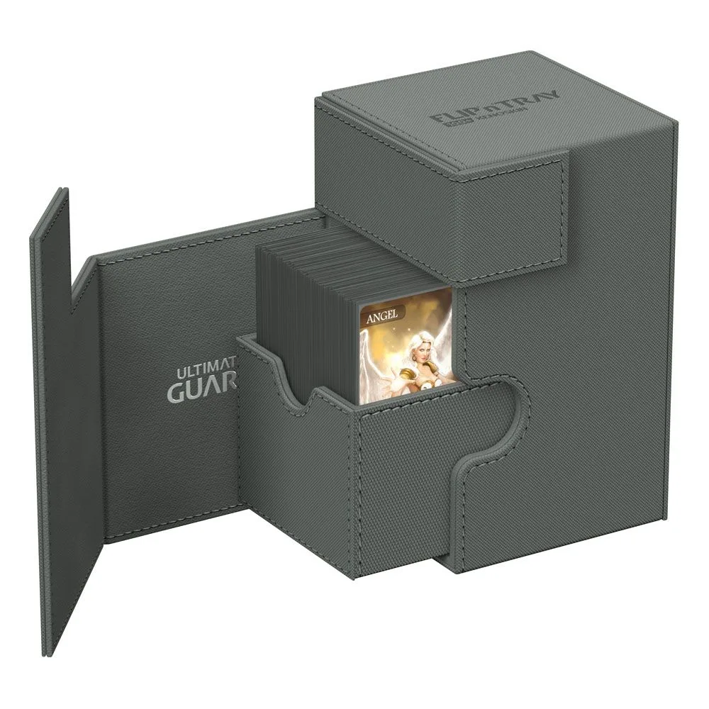 Ultimate Guard Deck Box – Grey Flip’n’Tray 100+ Xenoskin 3