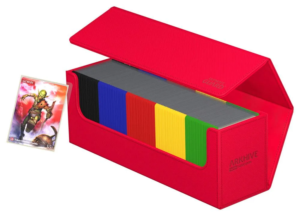Ultimate Guard Card Storage Box – Arkhive 400+ Xenoskin Red 8