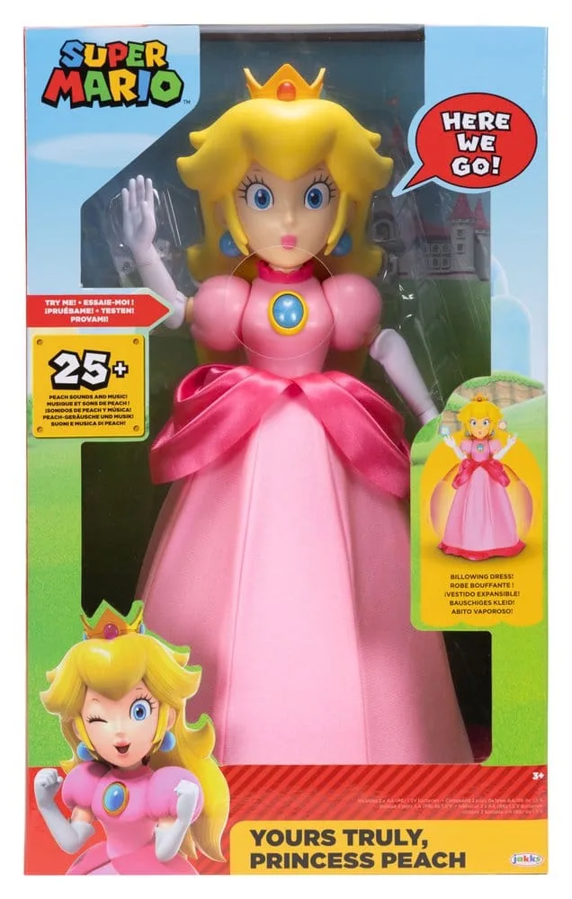 Super Mario Talking Action Figure – Princess Peach 36 cm 3