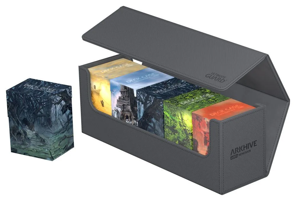 Ultimate Guard Card Storage Box – Arkhive 400+ Xenoskin Grey 9