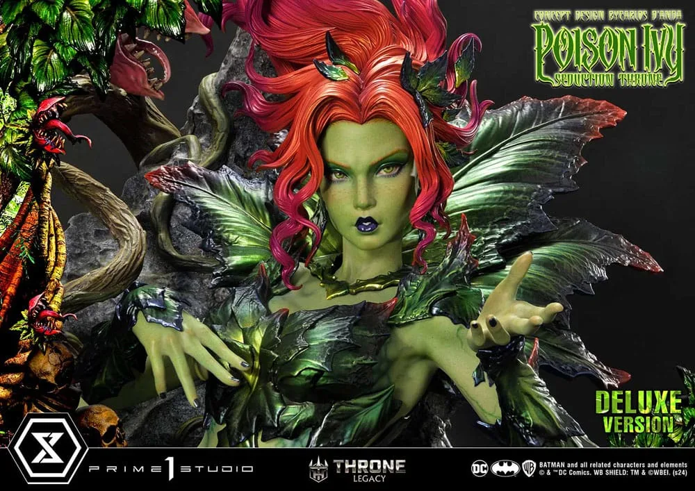 DC Comics Statue – Poison Ivy Seduction Throne Deluxe Bonus 55 cm 18