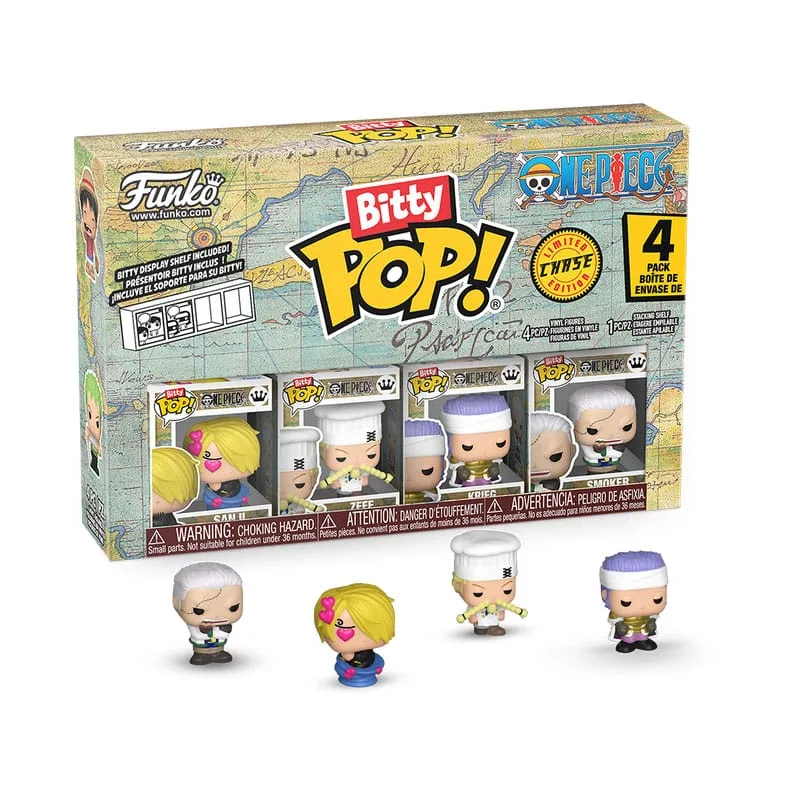 One Piece Bitty POP Vinyl Figures – Sanji Four-Pack 2.5 cm