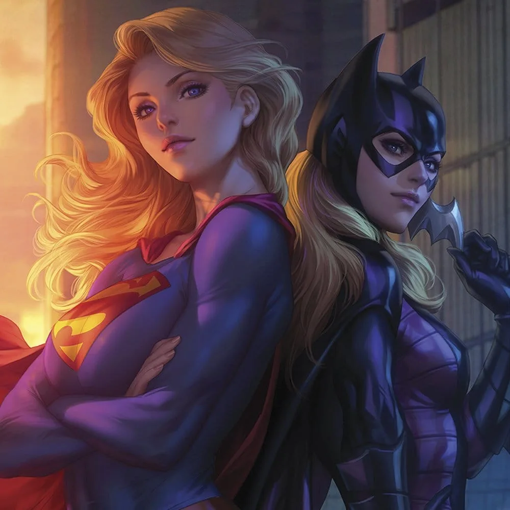 DC Comics Art Print – Supergirl and Batgirl Unframed 61 x 46 cm 2