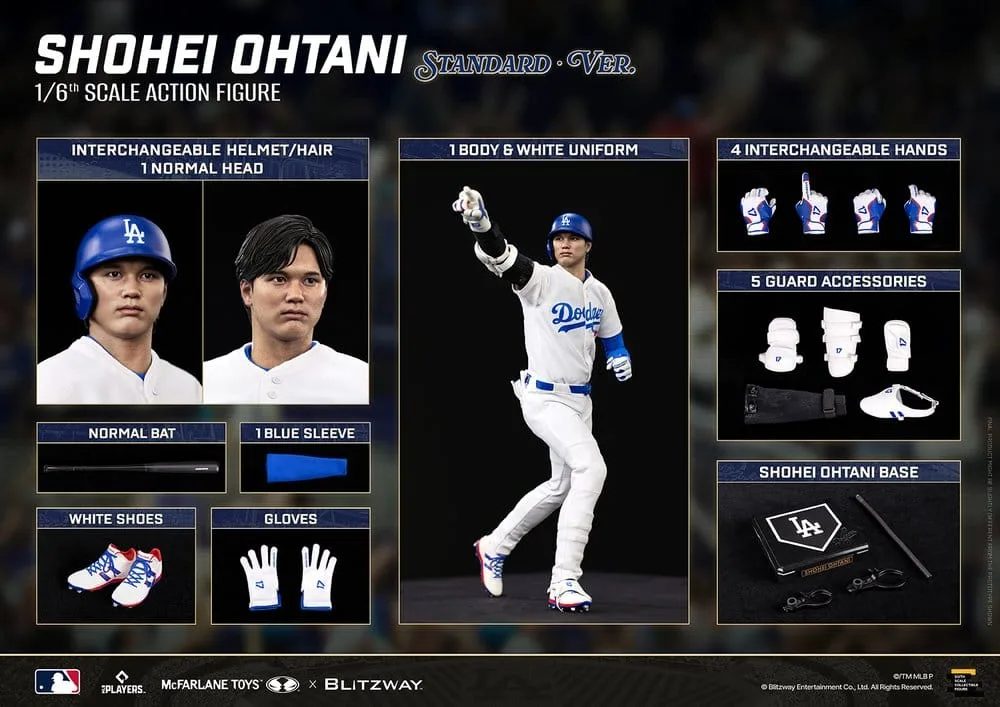 MLB Action Figure – Shohei Ohtani Standard Version 1/6 Scale 35 cm 19