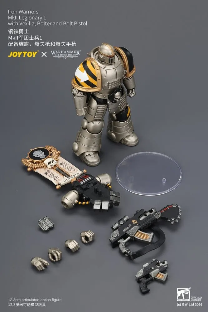 Warhammer Action Figure – Iron Warriors MkII Legionary 1 12.3 cm 14