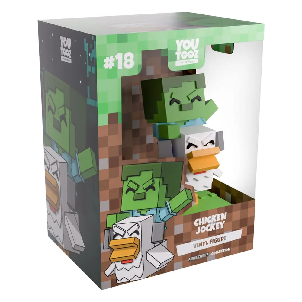 Minecraft Vinyl Figure – Chicken Jockey 12 cm 5