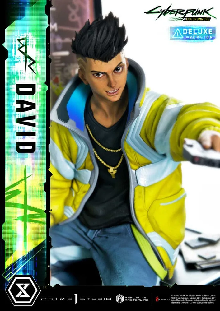 Cyberpunk: Edgerunners Statue – David Deluxe Bonus 58 cm 12