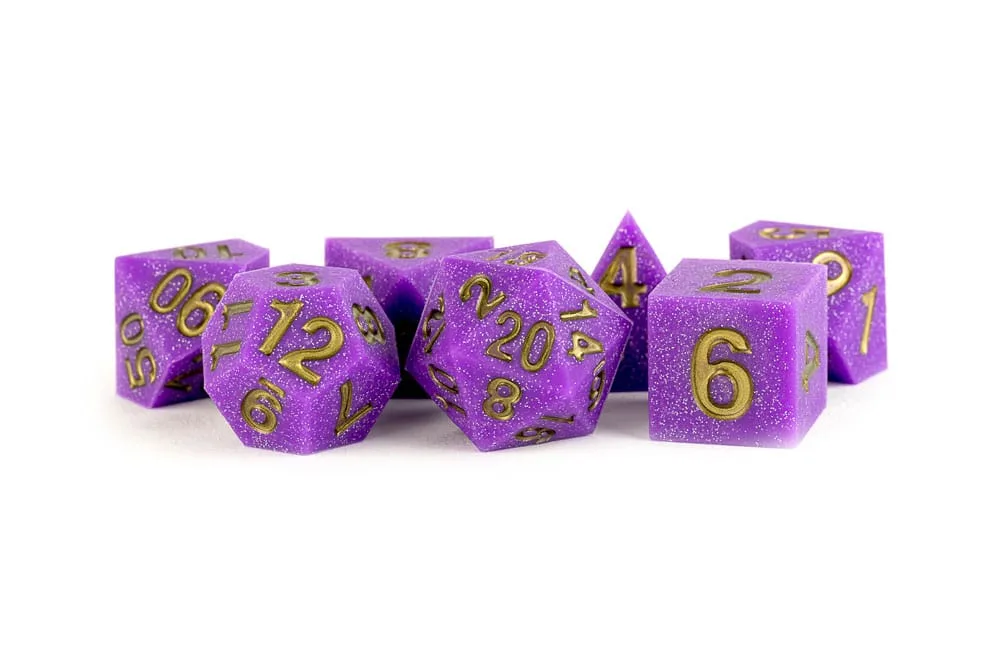 FanRoll Silicone Dice Set – Regal Ricochet 7-Piece 16 mm