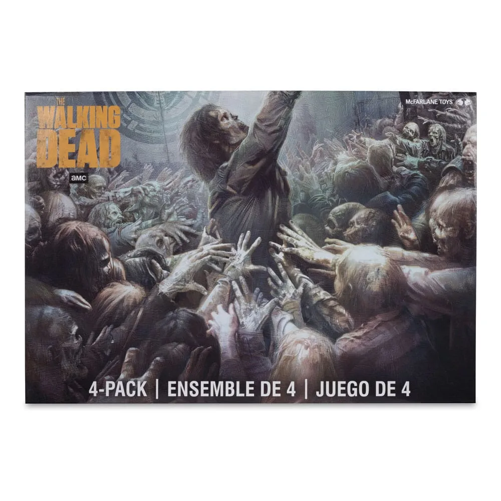 The Walking Dead Action Figure Set – 4 Walkers 13 cm 12