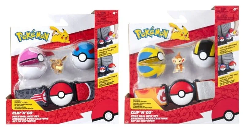 Pokémon Belt Set Assortment – Clip ‘n’ Go Version 19 4-Pack