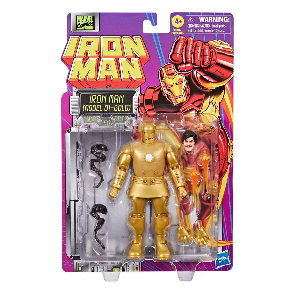Iron Man Action Figure – Marvel Legends Model 01 Gold 15 cm 8