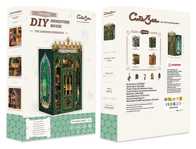 The Darkness Herbarium Book Nook – CuteBee 17 x 12 cm 5
