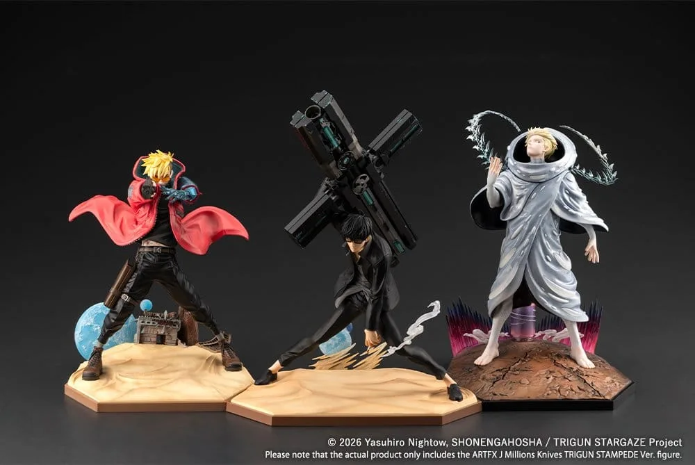 Trigun Stampede Statue – Millions Knives ARTFX J 1/8 24 cm 19