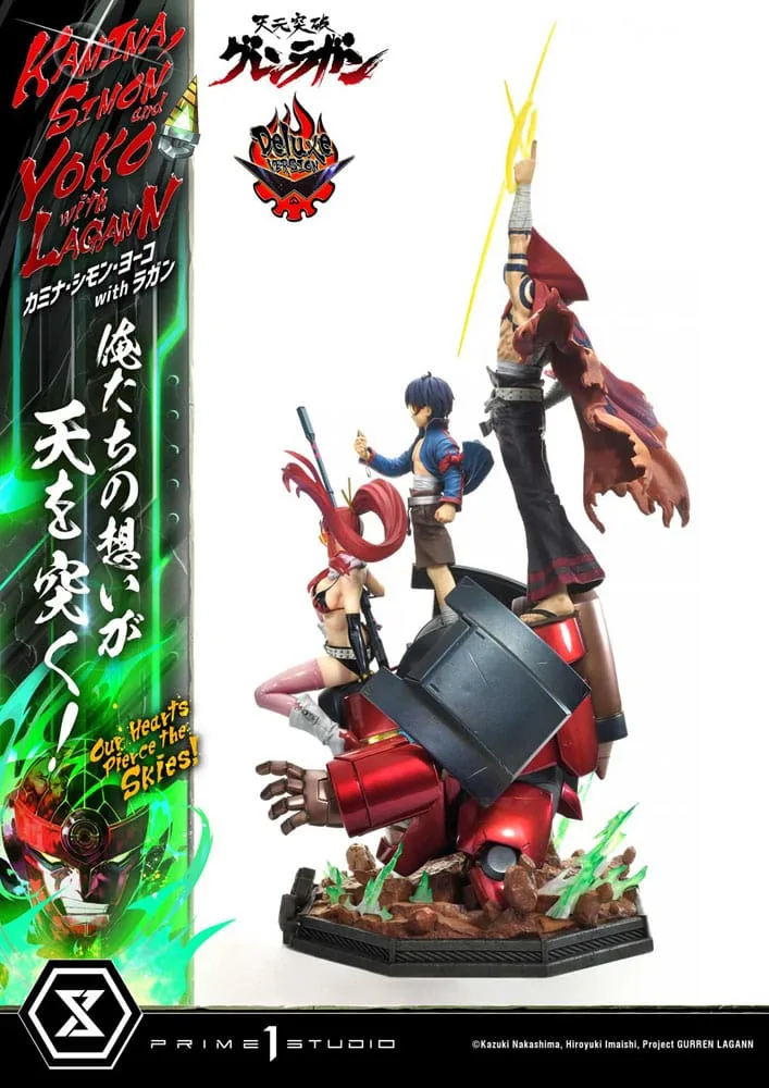 Gurren Lagann Statue – Kamina Simon Yoko with Lagann Deluxe 97 cm 25