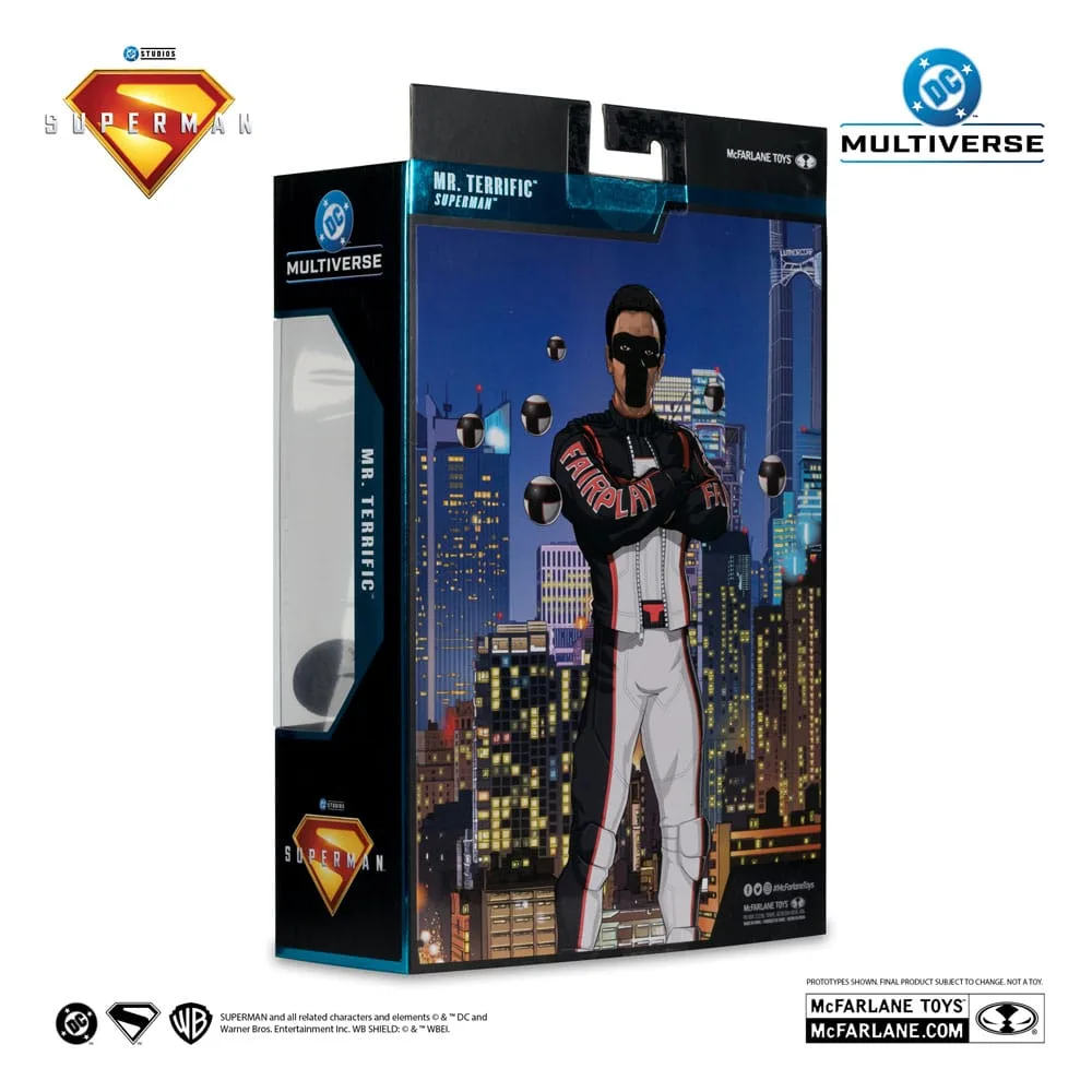 Superman 2025 Action Figure – Mr. Terrific Red Platinum 18 cm 9